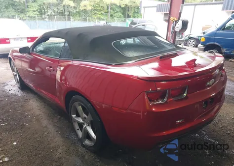 2013 Chevrolet Camaro 2Lt из США, поврежденный, VIN 2G1FC3D38D9209563